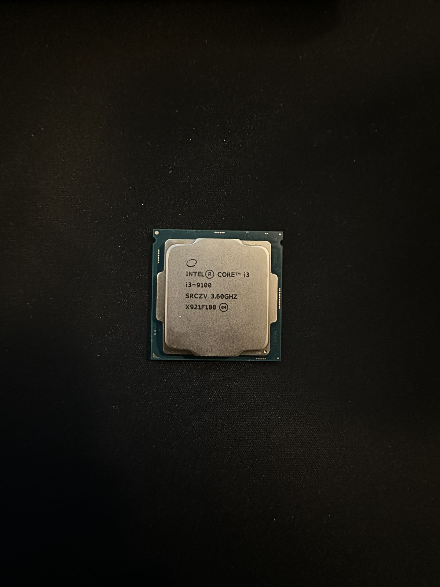 Intel CPU I3-9100 3.60Ghz