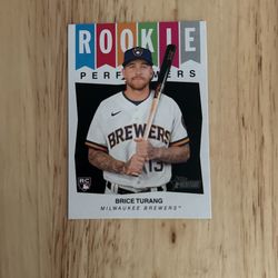 2023 Topps Heritage High Number Rookie #RP-8 Brice Turang