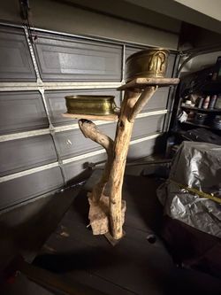 Custom driftwood birdfeeder and mailbox
