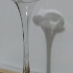 VINTAGE ASEDA CRYSTAL GLASS VASE 10"×4" 