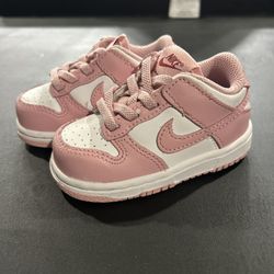 Nike Dunk Low Baby/ Toddler Shoes USED MAYBE ONCE OR TW CENike Dunk Low Baby/ Toddler Shoes USED MAYBE ONCE OR TWICE Paid Over $60 For Them Like New 