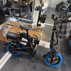 Folding electric bicycle