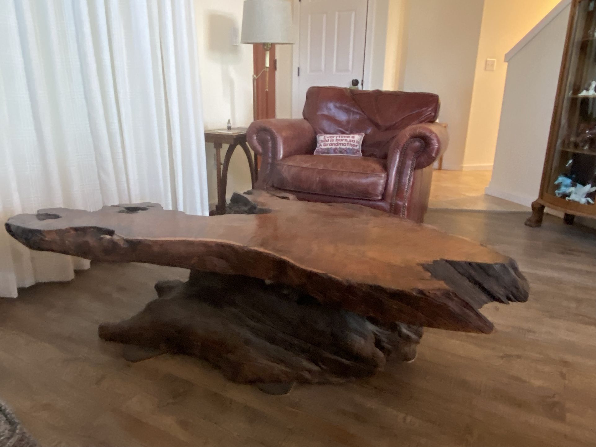 Wood Burl Table