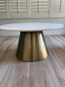 White Marble Coffee Table