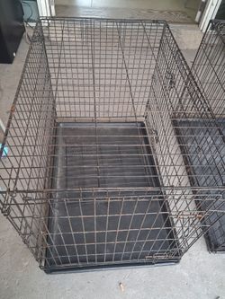 Wire 2 doors pet crate/kennel