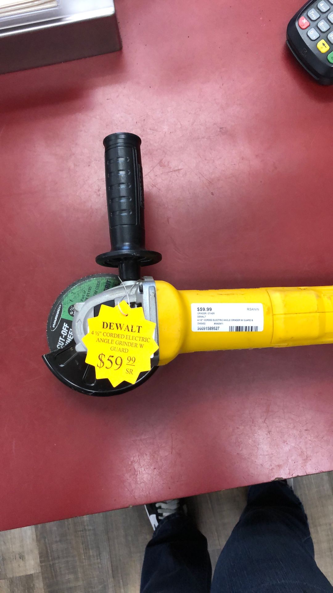 96091 Dewalt Corded Grinder 589527