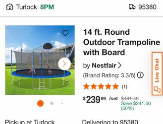 14ft trampoline new in box