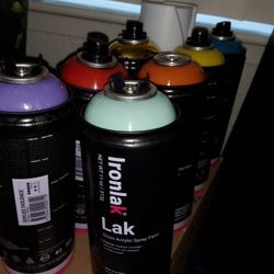 Brand New IRONLAK SPRAYPAINT Cans...$6 Each.....