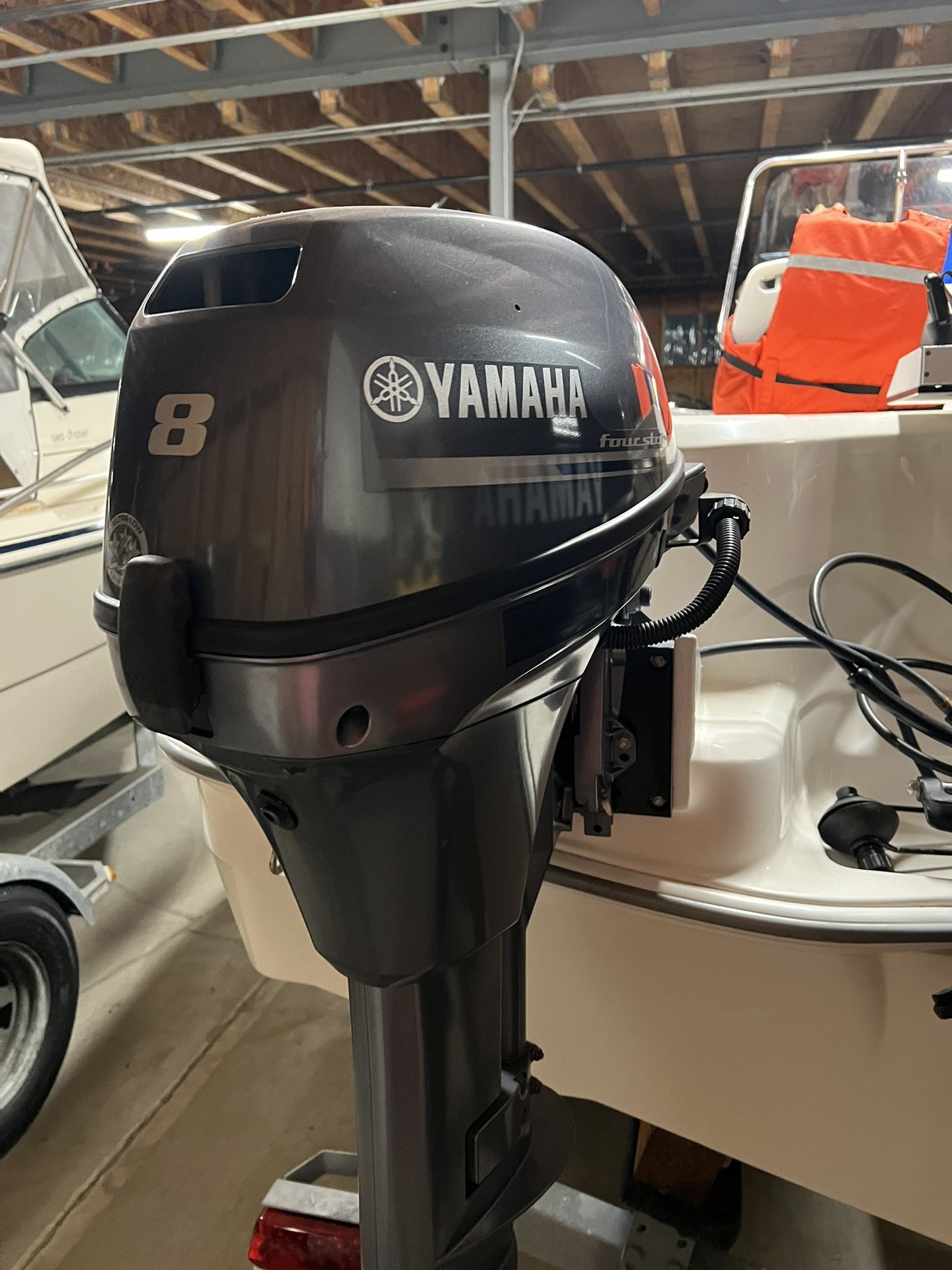 Yamaha 8 Hp Outboard Motor (Like New) $1800 Firm