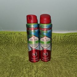 2 Old Spice Deodorants Spray 4.3oz