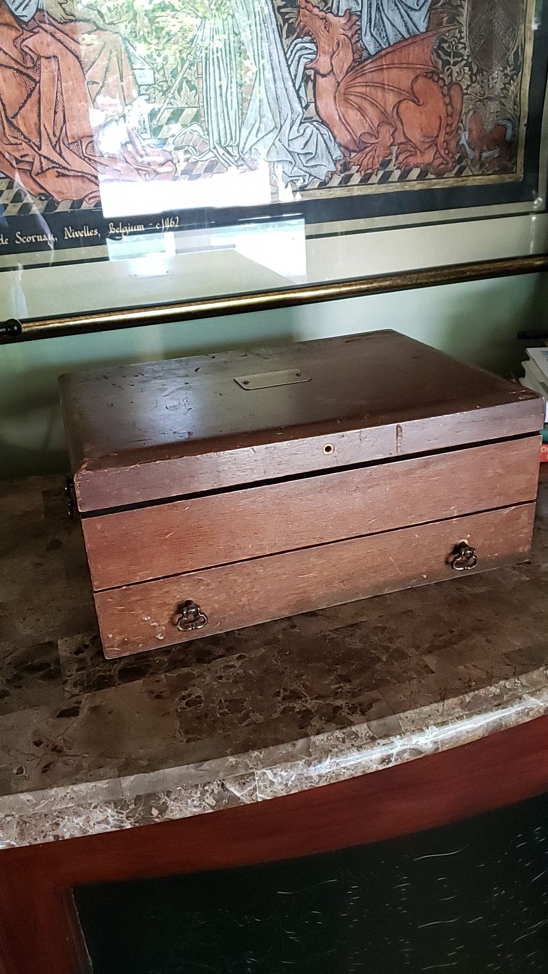 Old wood Silverware box for Sale in Spokane, WA OfferUp