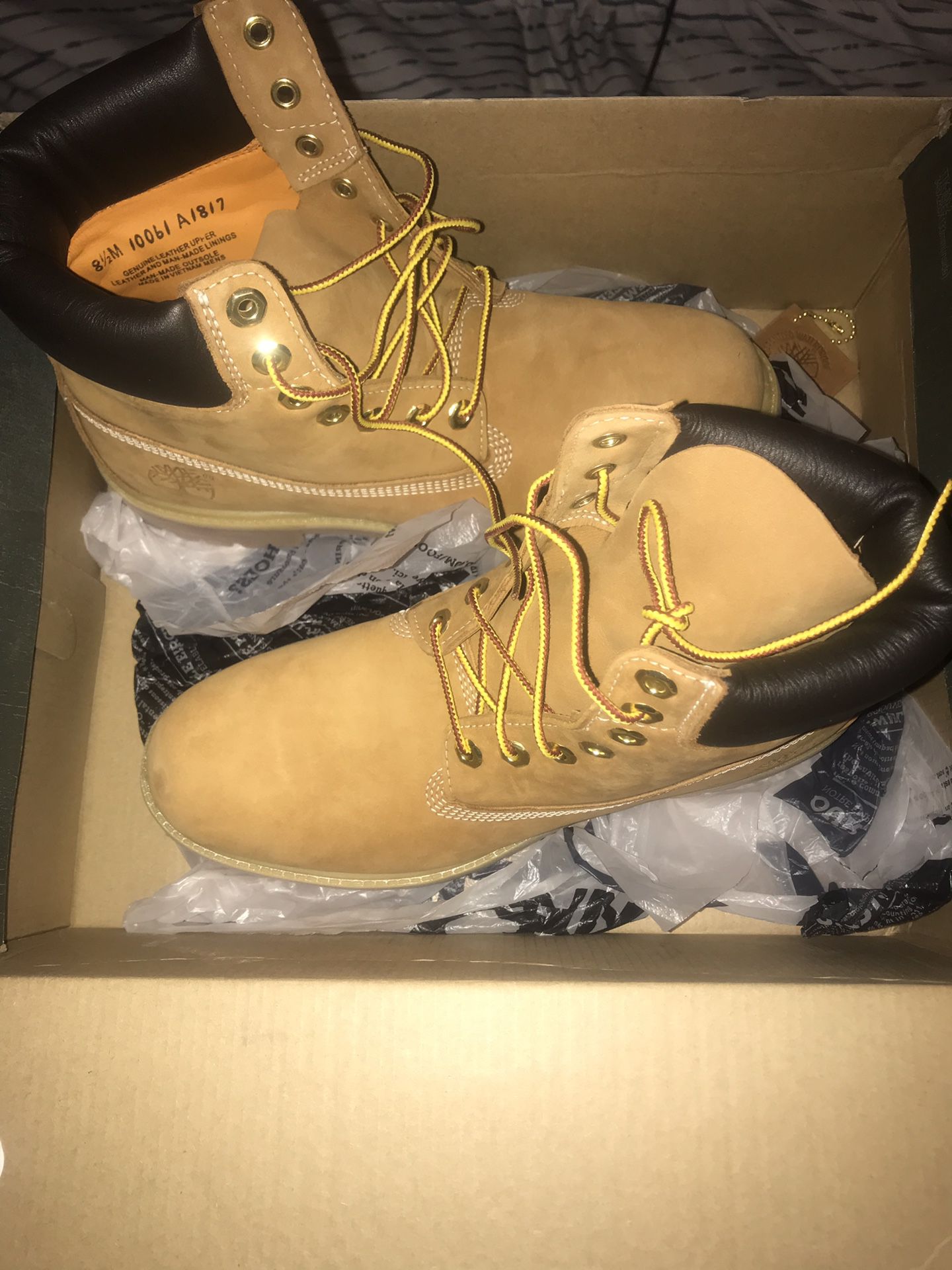 New Men’s Timberland 6 inch Premium BT WHT Waterproof Boots