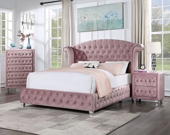 Queen Bed Frame Mattress Sold Separately