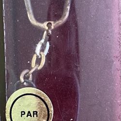 Vintage Made In Greece Greek 24k Gold Ceramic Oil/Perfume Keychain Collectibles (Read Description)