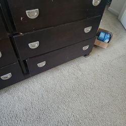 Brown Dresser For Clothes And Storage