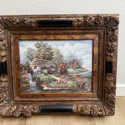 Vintage Oil Painting Signed 