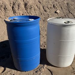 55 Gallon Plastic Drums