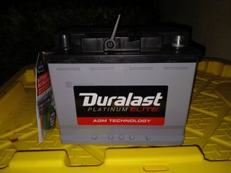 Duralast Platinum AGM (Absorbent Glass Mat) battery