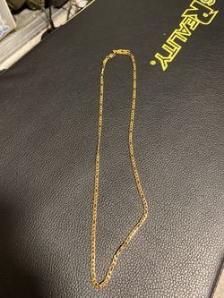 20” 3mm figaro necklace