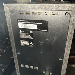 Lg Soundbar And Subwoofer