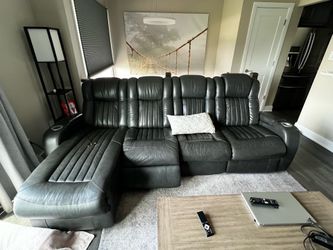 Genuine Leather Tesla Model Sectional