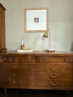 Vintage Bassett MCM Lowboy Dresser