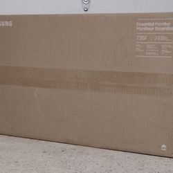 Samsung 24" FHD IPS Computer Monitor, AMD FreeSync, HDMI & VGA (T350 Series) - Dark Blue/Gray