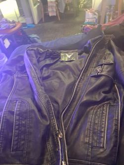 Leather jacket