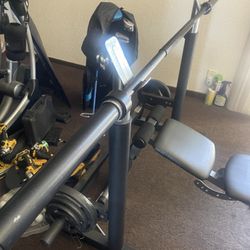 Squat Rack With Olympic Weights 