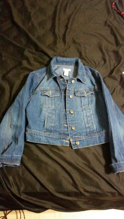M women blue jean jacket