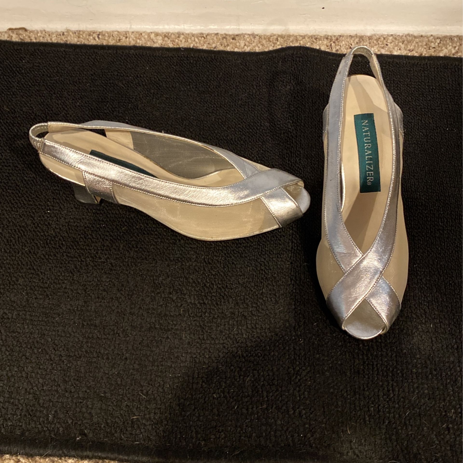 Silver Clear Shoes