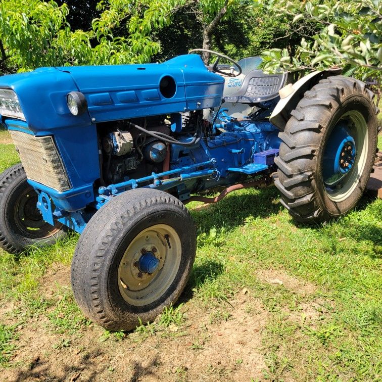 1966 Ford Tractor With Brush Hog. Read Ad