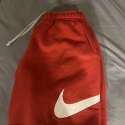Men Large Red Nike Shorts 