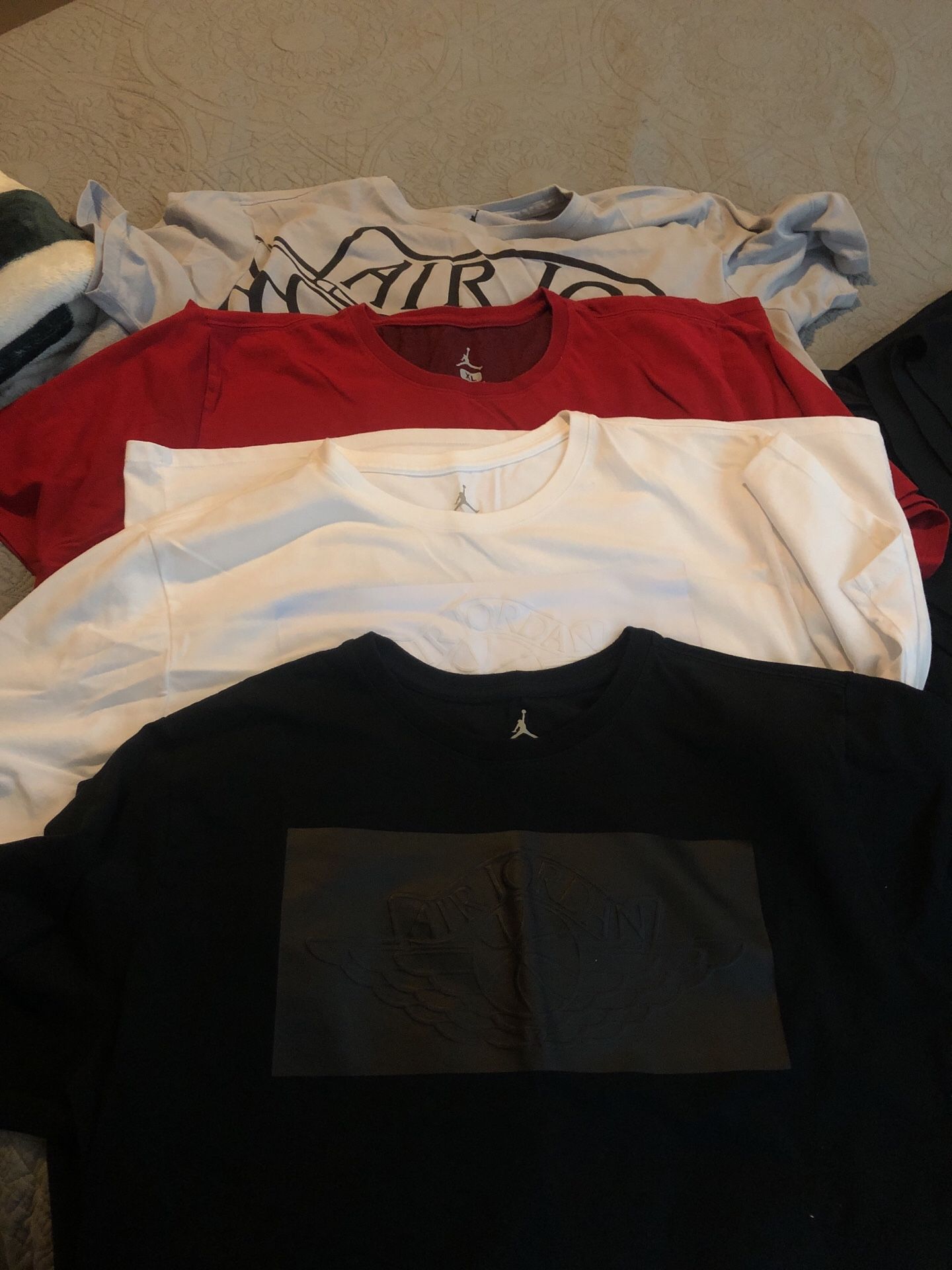 5 Jordan shirts X Large . $40 for all