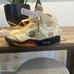 Jordan 5 Off-White Sail