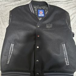 NFL Bomber Jacket Full Black