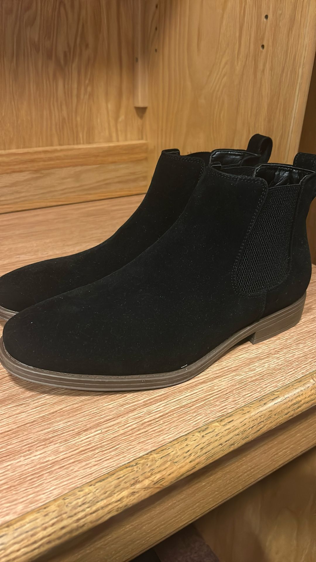 Jousen Men's Chelsea Boots Suede Casual