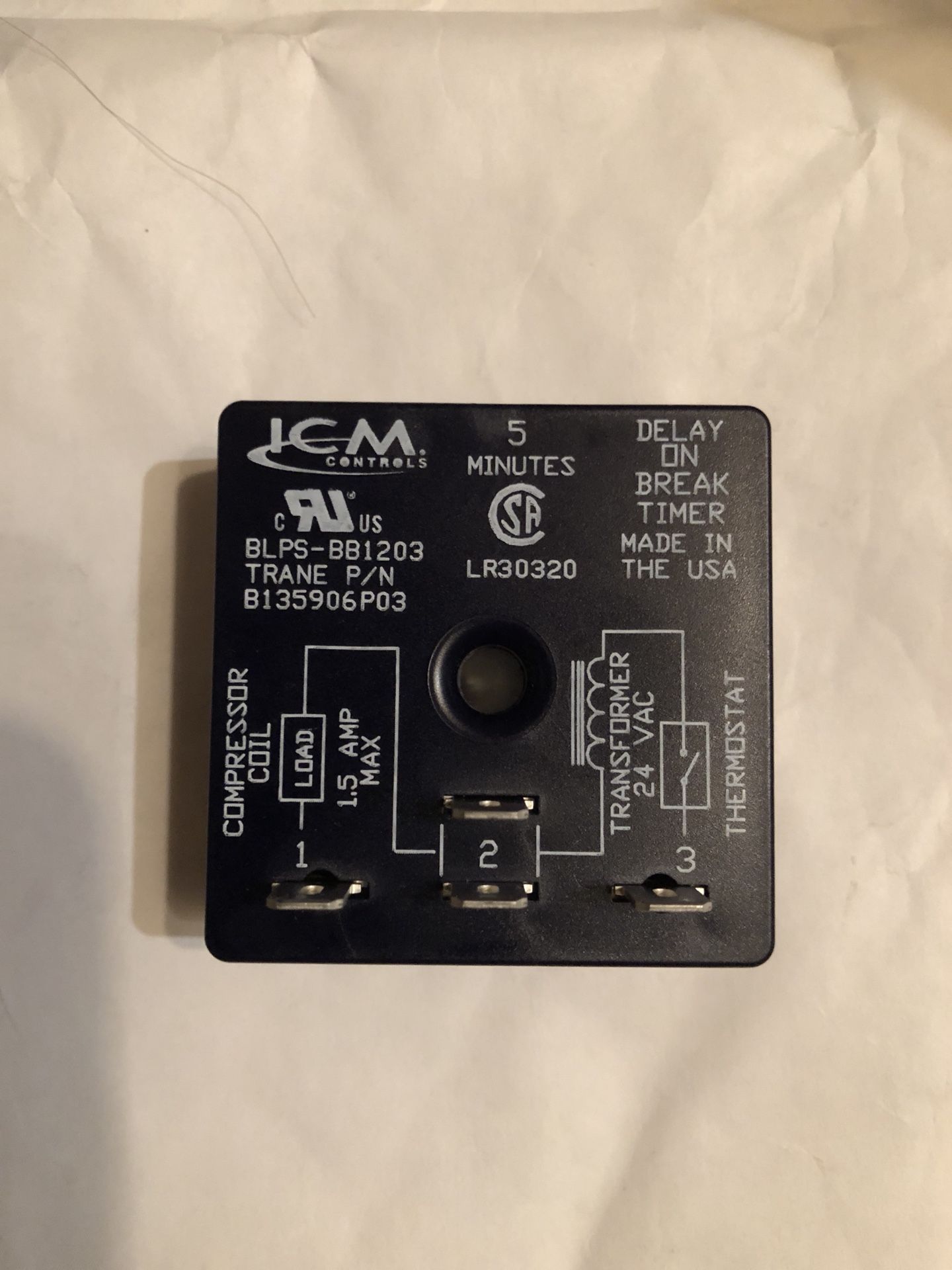 ICM 5 min time delay on make relay anti short cycle for Sale in Las