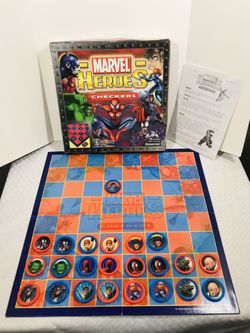 2003 Pressman Marvel Characters Checkers Board Game