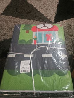 Kids Play Mat with Town/Road Print