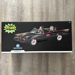 In Hand, Brand New, Never Opened 2025 DC Multiverse - Mcfarlane - Batman 1966 - Batmobile 