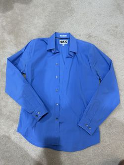 Express Men’s Extra Slim Fit Shirt - Size M, Blue 