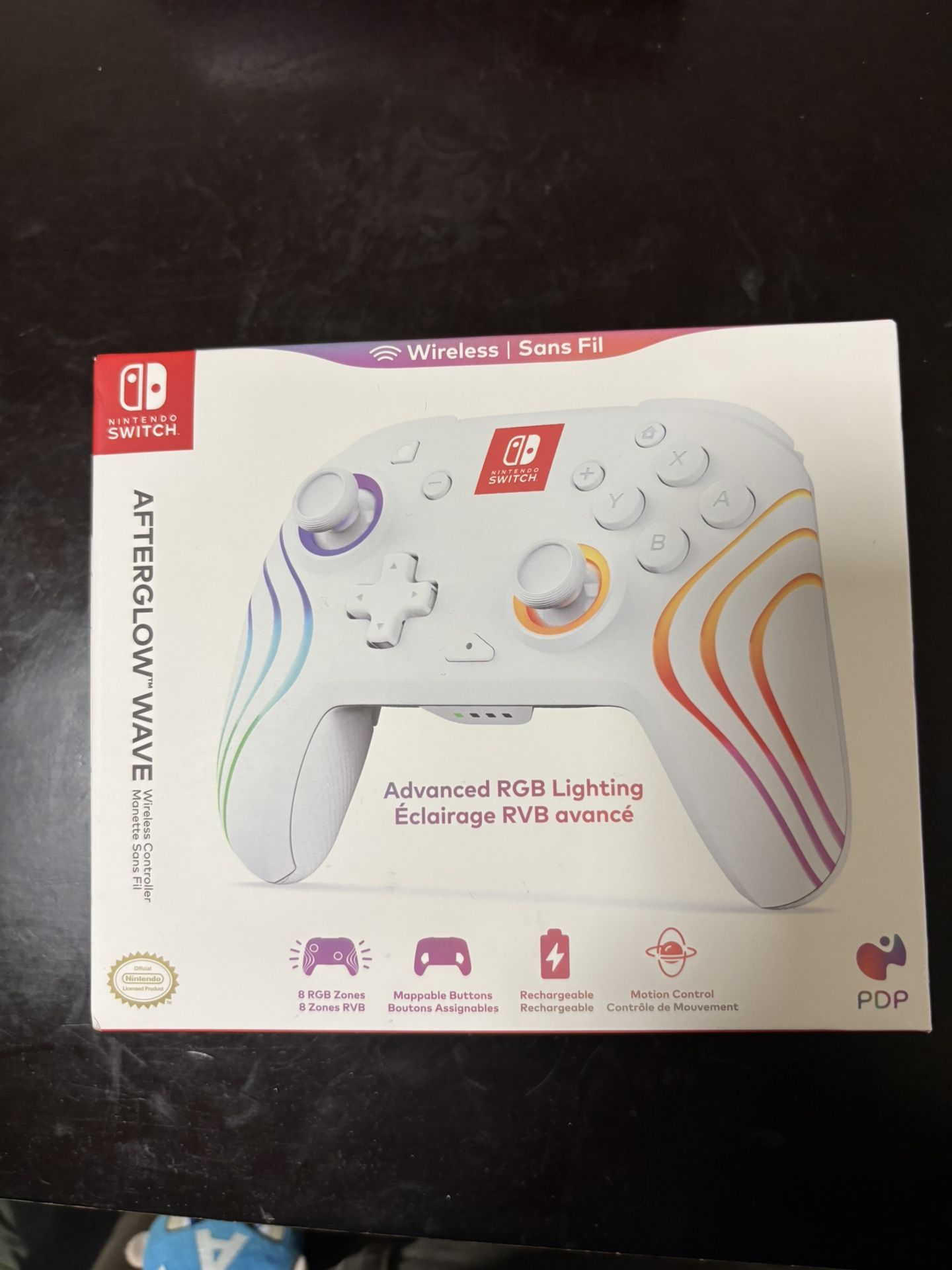Afterglow Wave Wireless Motion Plus Nintendo Switch Controller White
