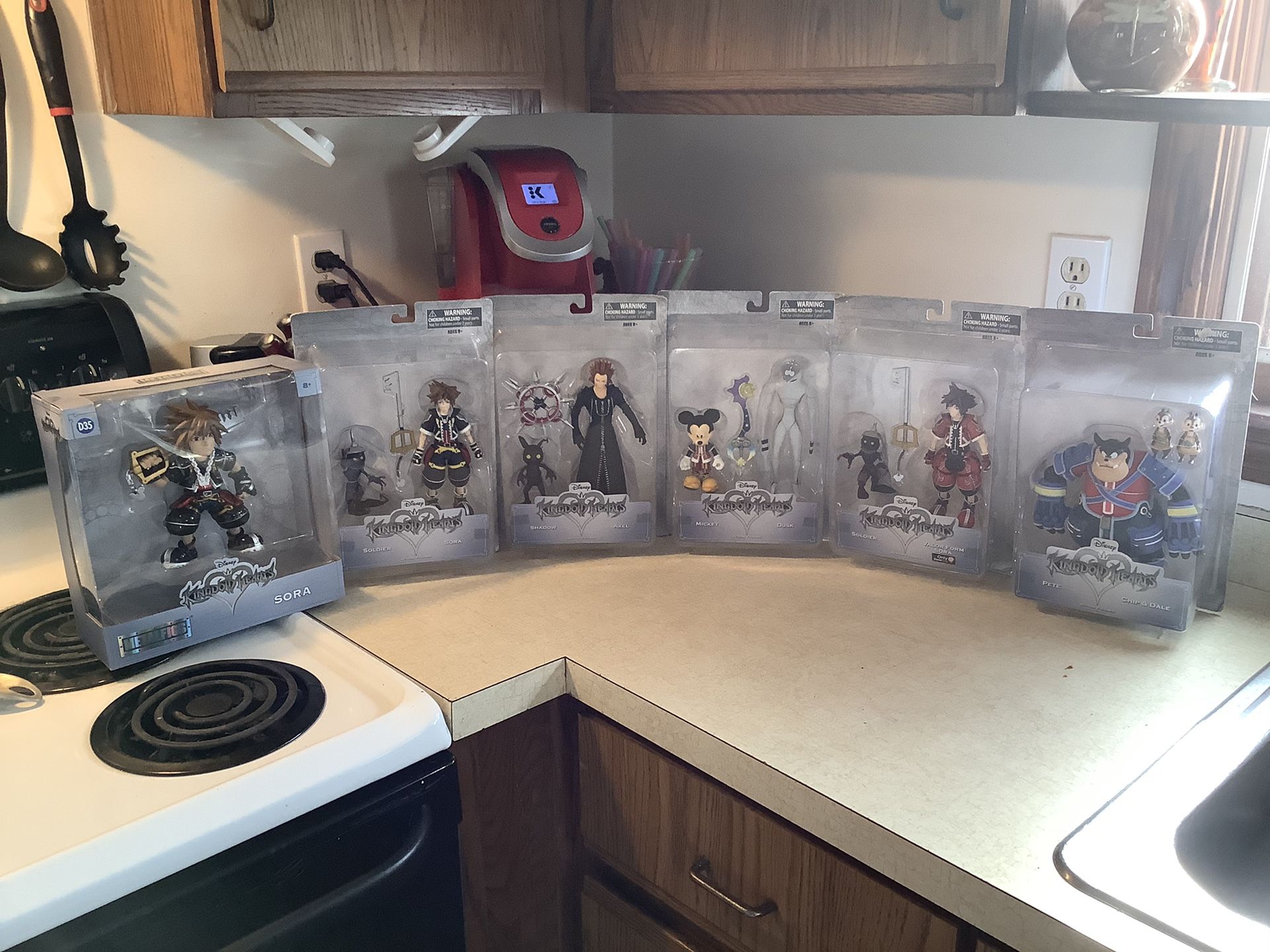 Disney kingdom hearts action figures unopened