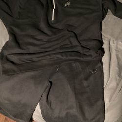 Alo accolade 1/3 quarter zip and pants