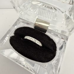 14kw Princess Cut Diamond Band 