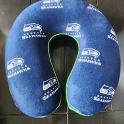 Seahawks Neck Pillow Removeable Cover New Without Tag, Never Used.
