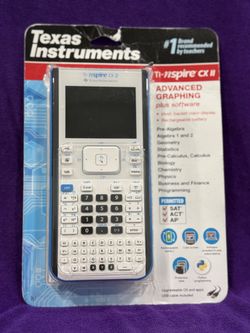 Texas Instruments TI-Nspire CX II Color Graphing Calculator with Student Software (PC/Mac) White 3.54 × 7.48