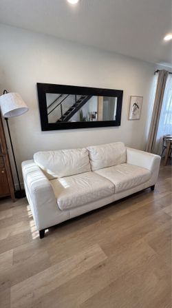 Real Leather sofa, leather couch, Chateau d’Ax Made in Italy