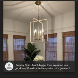 Brass Chandelier 